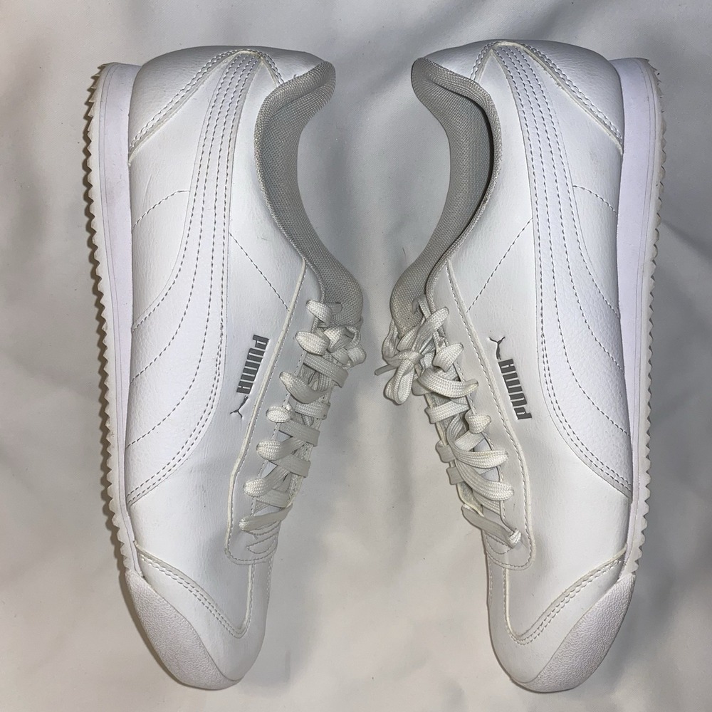 Puma Turino FSL Mens‎  11.5 Casual Shoe White Walking Athletic Trainer Sneaker